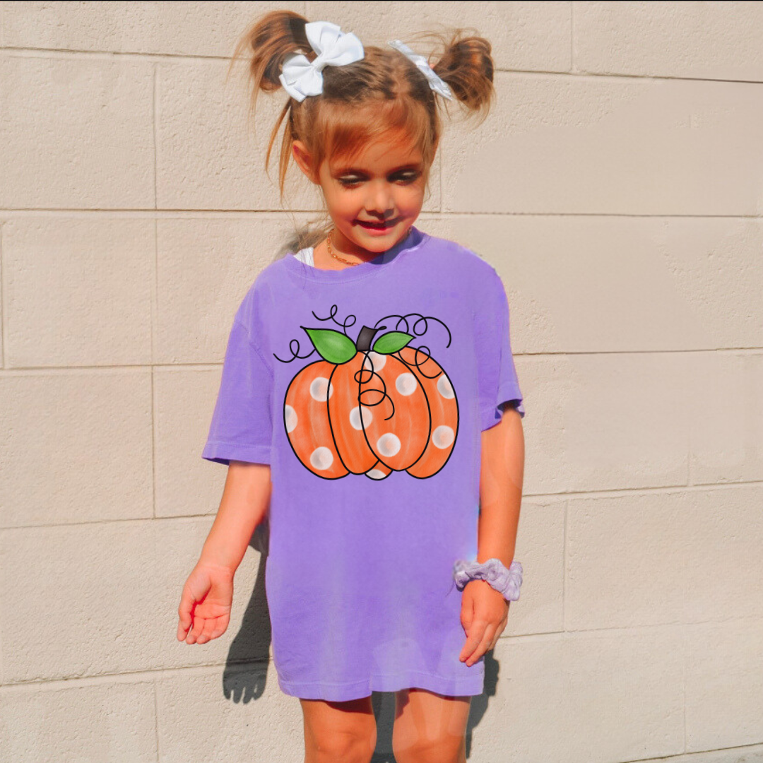 Polka Dot Pumpkin